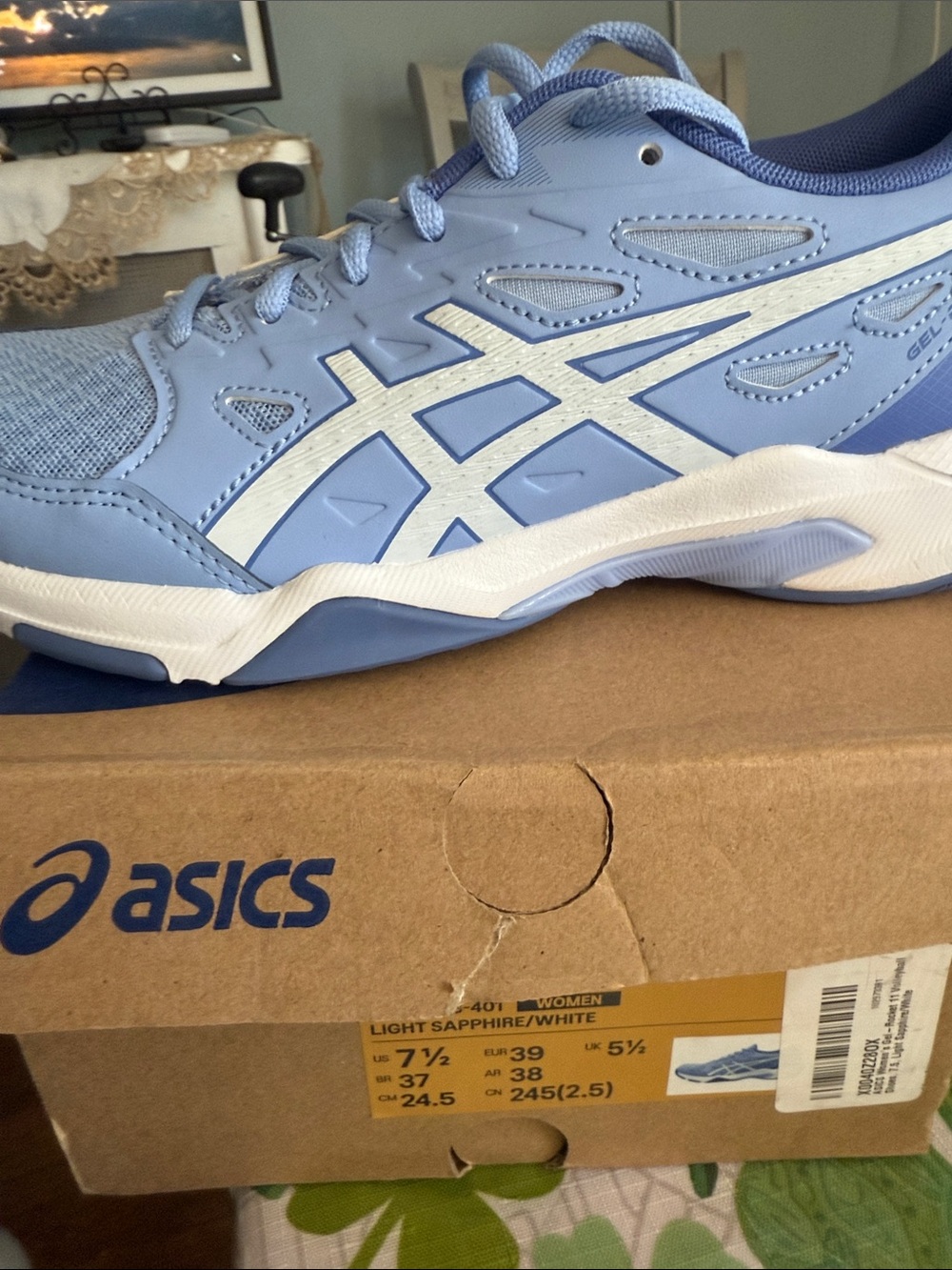 Asics Light Sapphire/White Women's Athletic Shoes